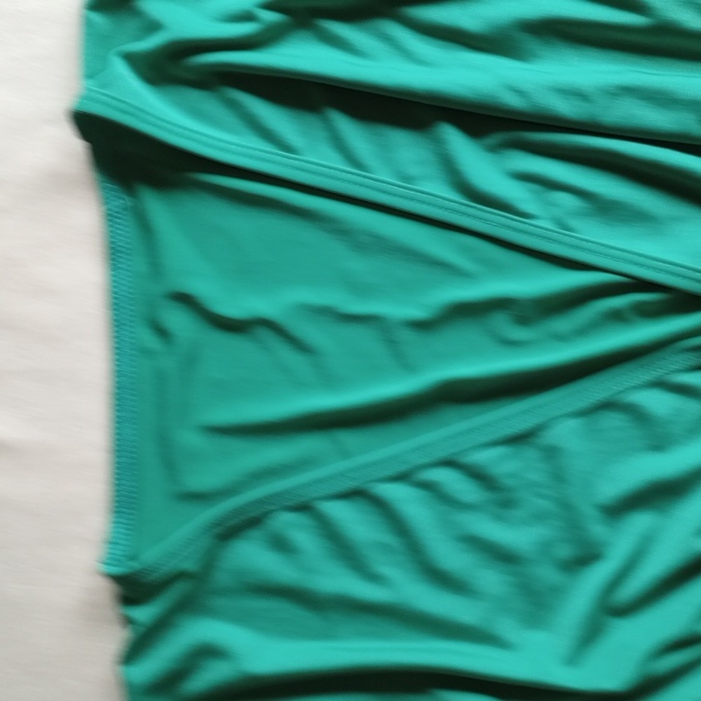 *50off3* NWOT Swimsuit Coverup M Aqua Green - Picture 3 of 3